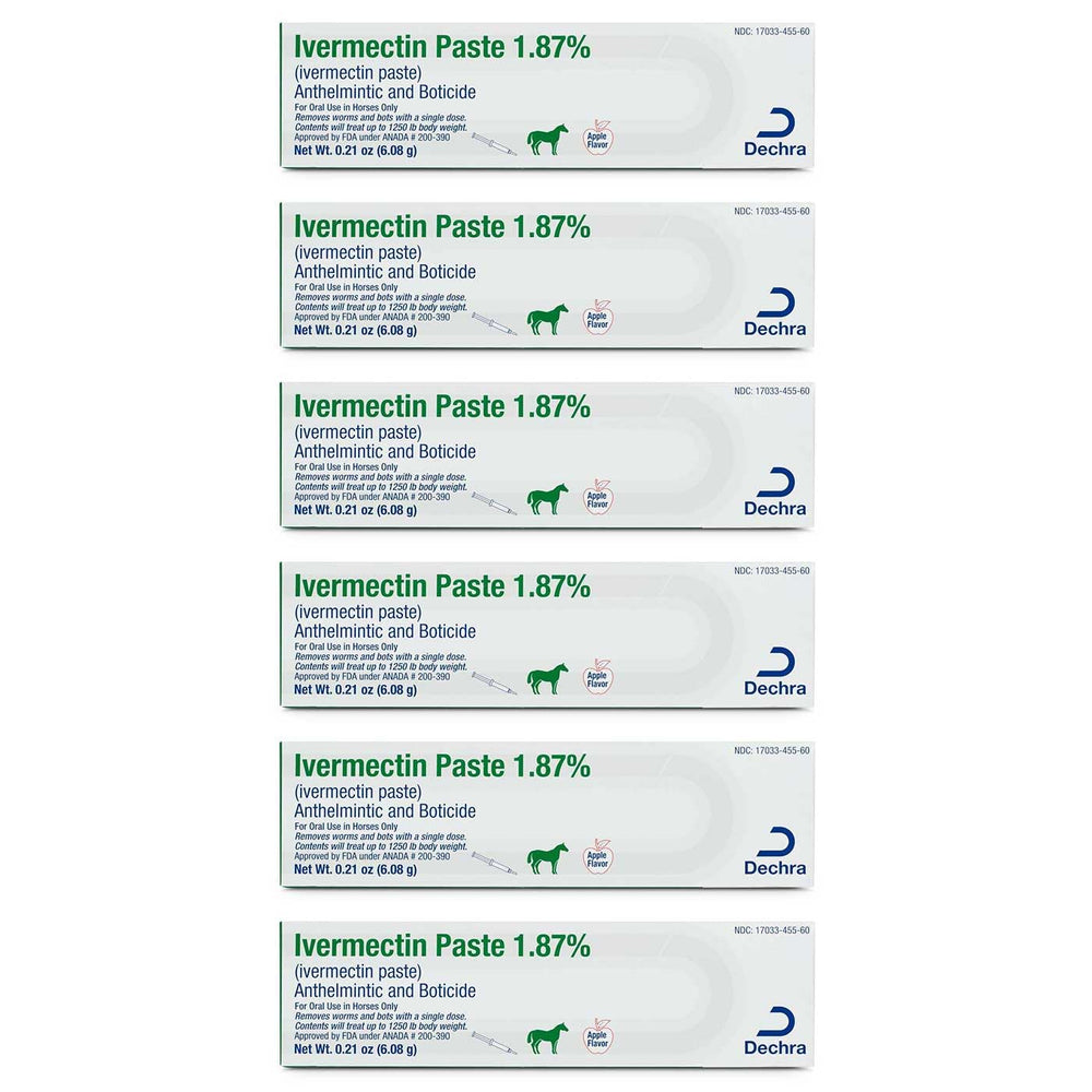 Jeffers ivermectin paste tube-dispense demonstrates easy-dose delivery for parasite control.
