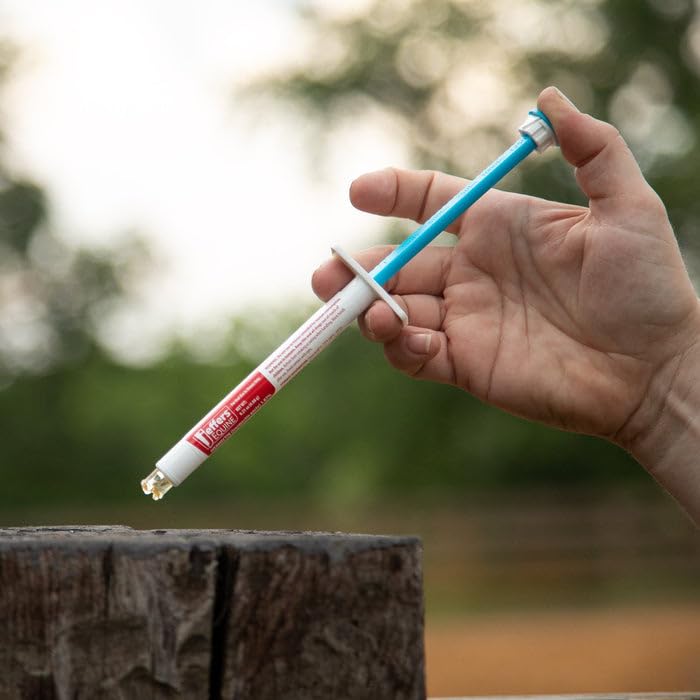 Jeffers travel-ready paste for on-the-go equine parasite control.