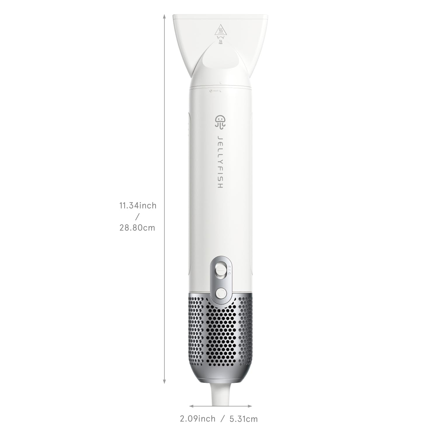 Jellyfish dog hair dryer travel case displays on-the-go grooming readiness.