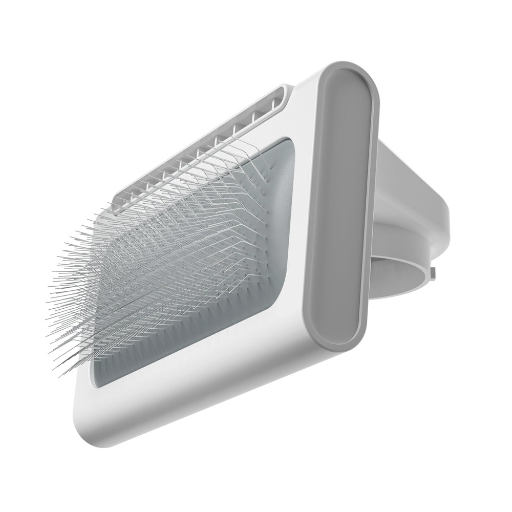 Jellyfish professional grooming brush nozzle in box highlights compact, portable design.
