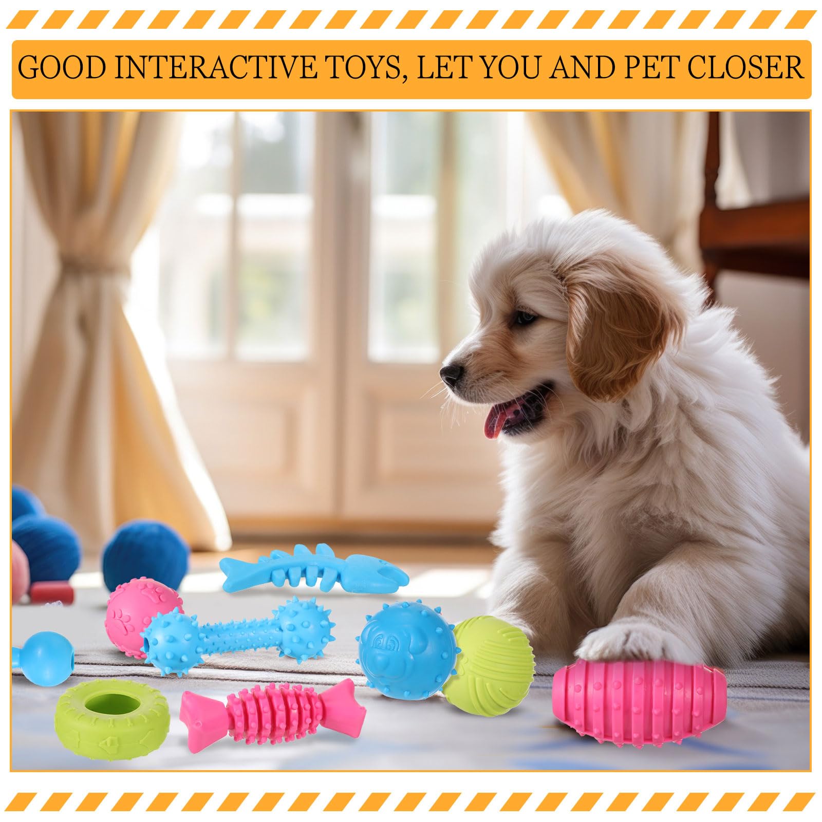Jenaai sound toy whistle biscuit captures attention and encourages active play.