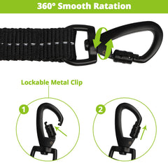 Jenico-360-swivel-lockable-hook demonstrates 360-degree freedom and tangle-free training