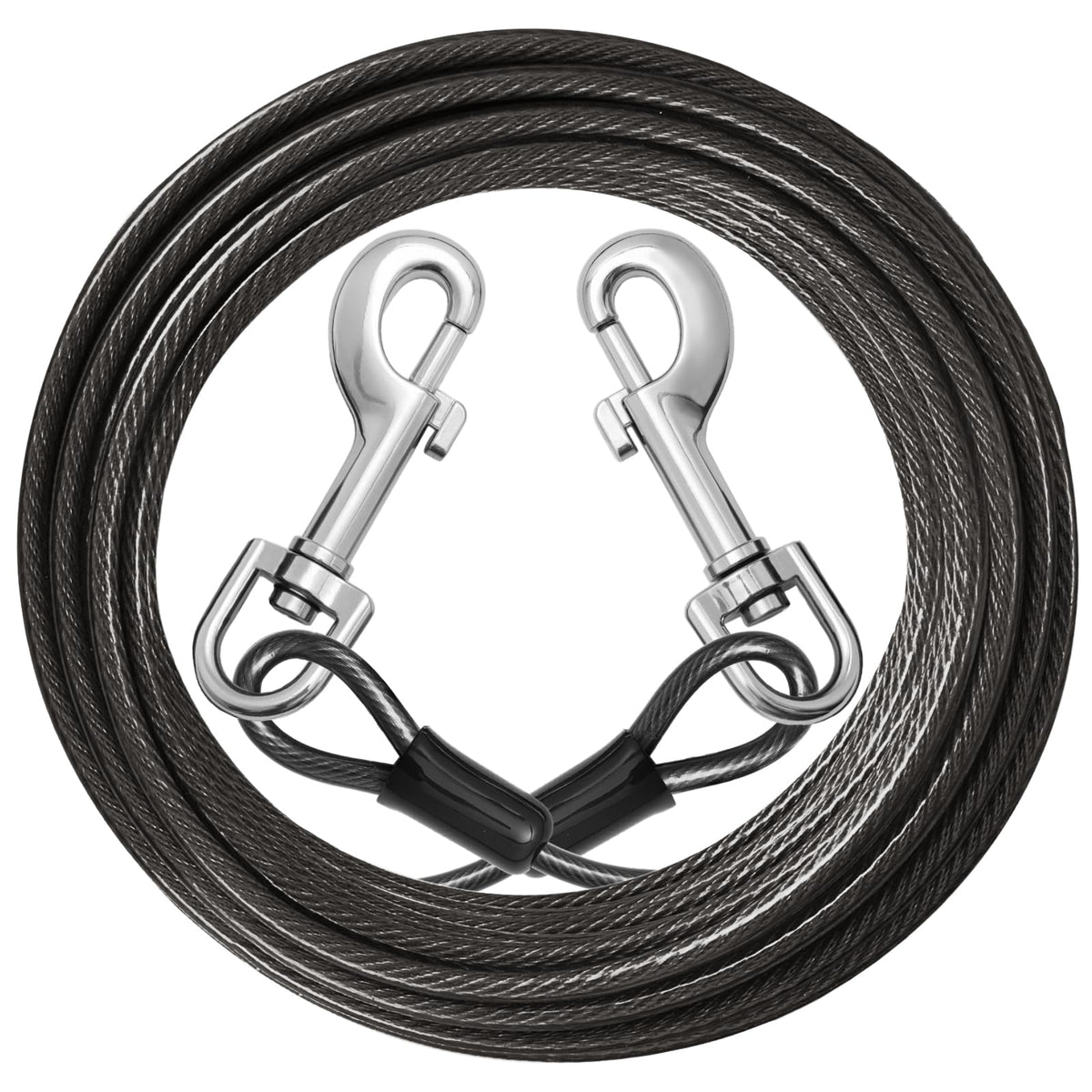 Jenico dog tie-out cable 25ft heavy-duty for secure yard exploration