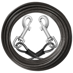 Jenico dog tie-out cable 25ft heavy-duty for secure yard exploration