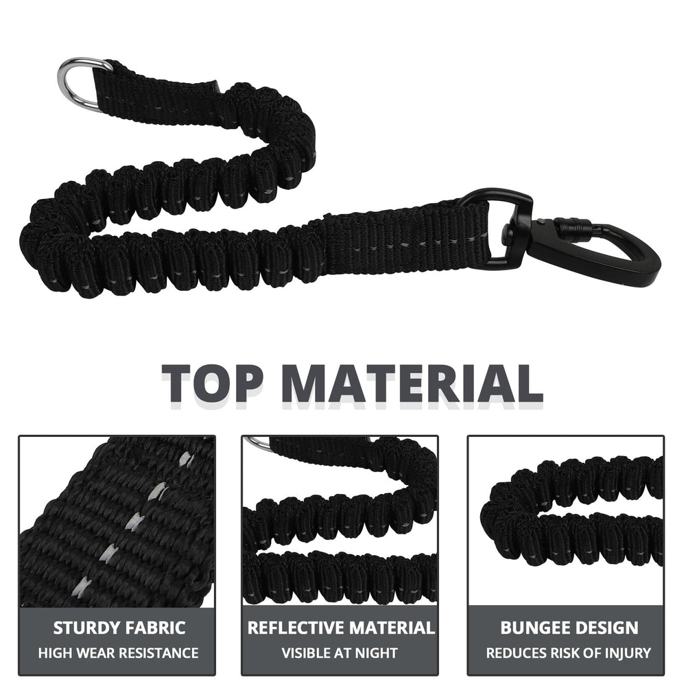 jenico Long Dog Leash uses heavy-duty nylon rope for durable daily use.