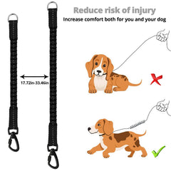 Jenico long dog leash 30ft swivel-hook image shows 360° rotation for tangle-free control.