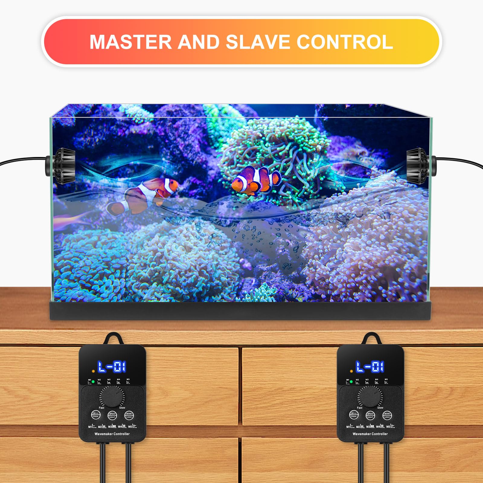 JEREPET fits 50 to 100 gallon tanks with versatile flow.