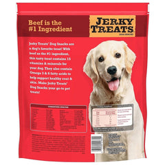 Jerky Treats Tender Beef Strips serving image shows tasty treats for daily rewards