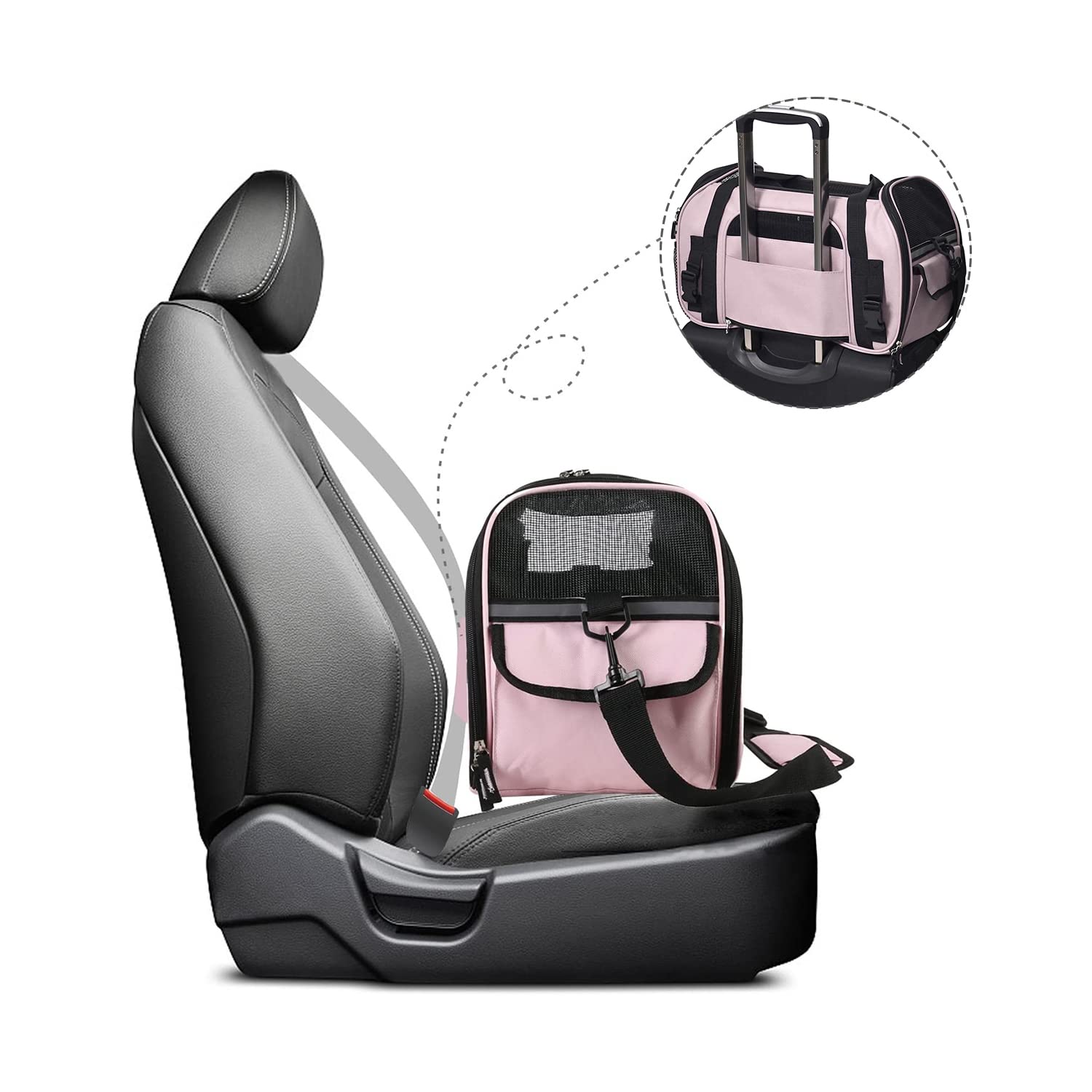 JESPET adjustable shoulder strap for a custom fit during travel