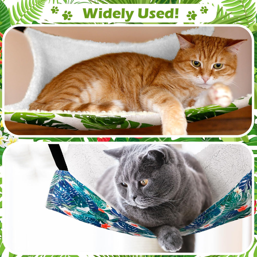 Jetec double-sided-design cat hammock offers seasonal versatility and easy cleaning.