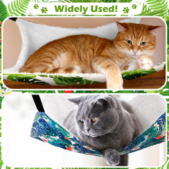 Jetec double-sided-design cat hammock offers seasonal versatility and easy cleaning.