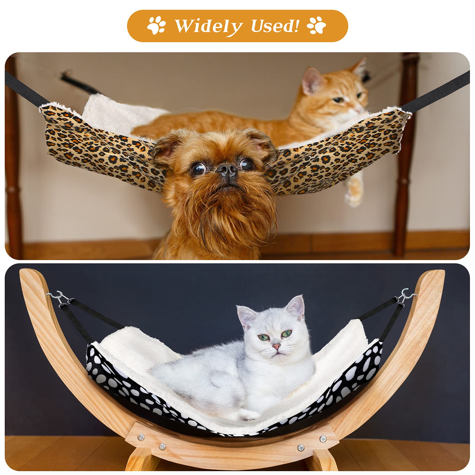 Jetec hammock with metal hooks and adjustable straps for versatile crate or chair hanging.