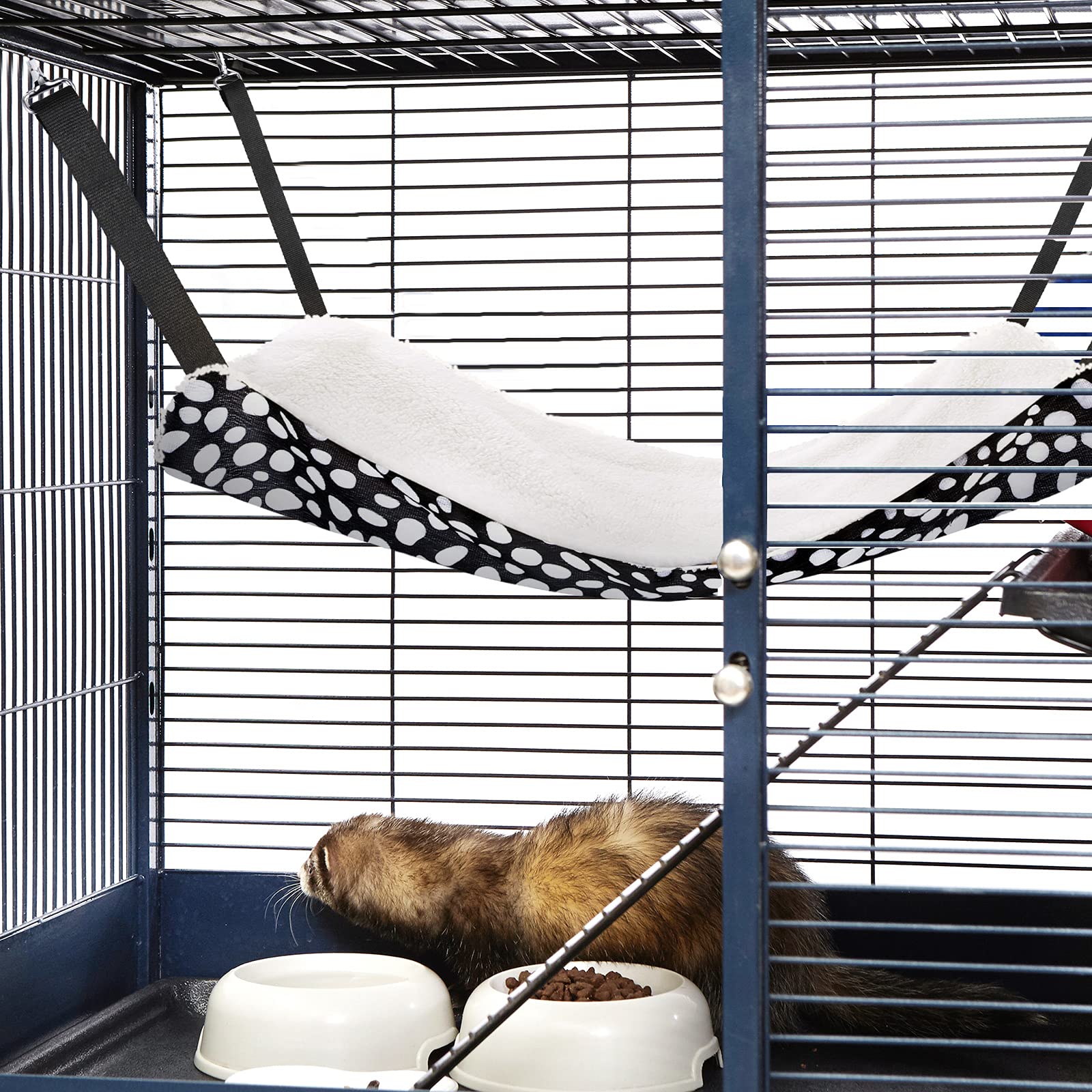 Jetec cat hammock ready for easy washing in a laundry bag.