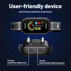 JEUJE Bark Collar near water demonstrates IP67 waterproof durability.