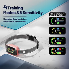 JEUJE dog bark collar ip67 waterproof proves readiness for beach or pool adventures.