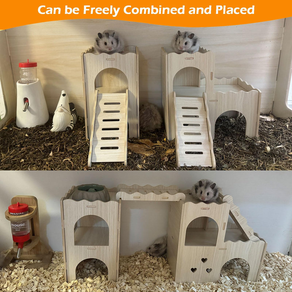 Jevnd installation-friendly hamster house demonstrates easy assembly and setup