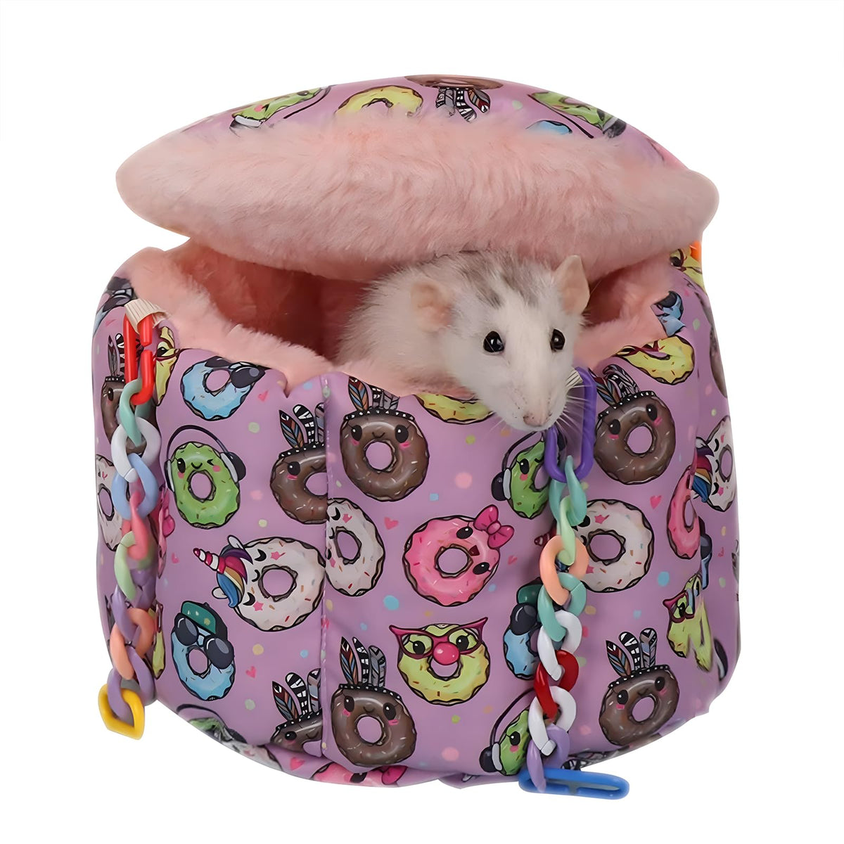 Jevnd hamaca para ratas de 18 cm, ideal para dormir en grupo.