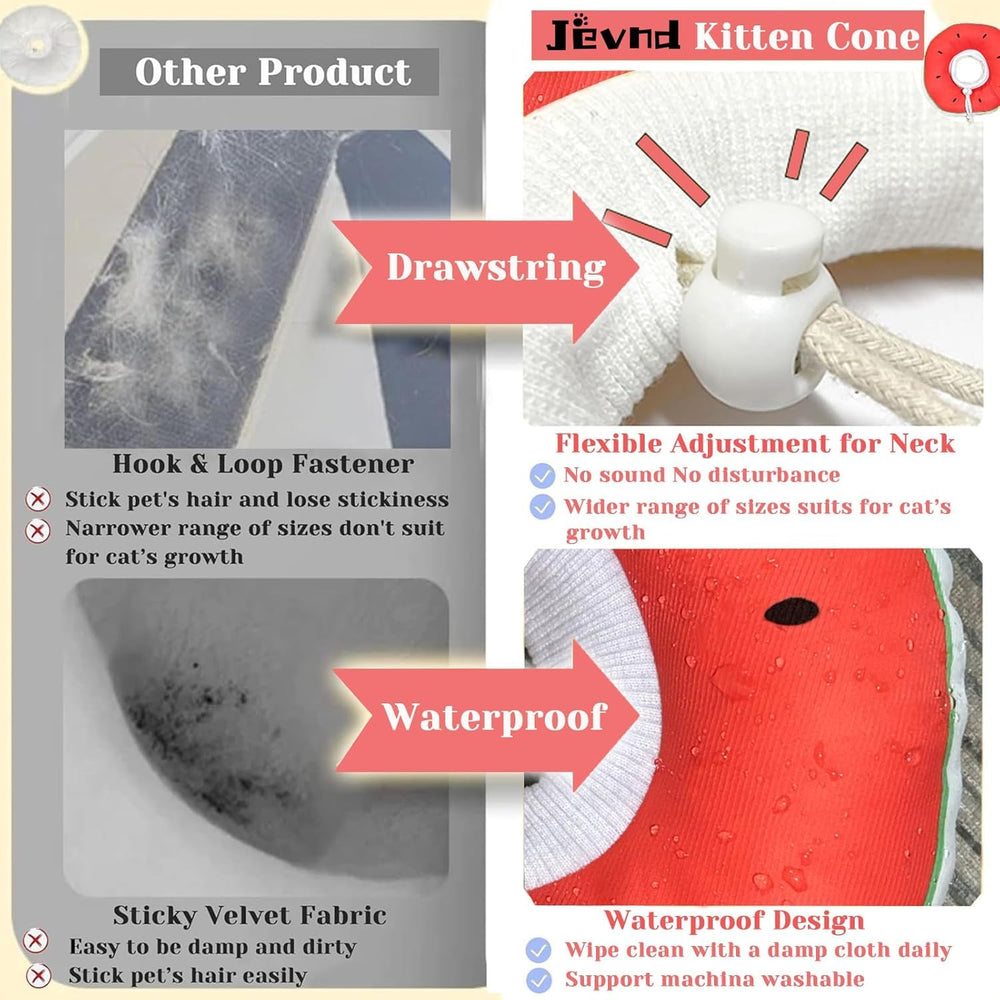 Jevnd Kitten Cone waterproof design enables quick wipe-down and cleaning