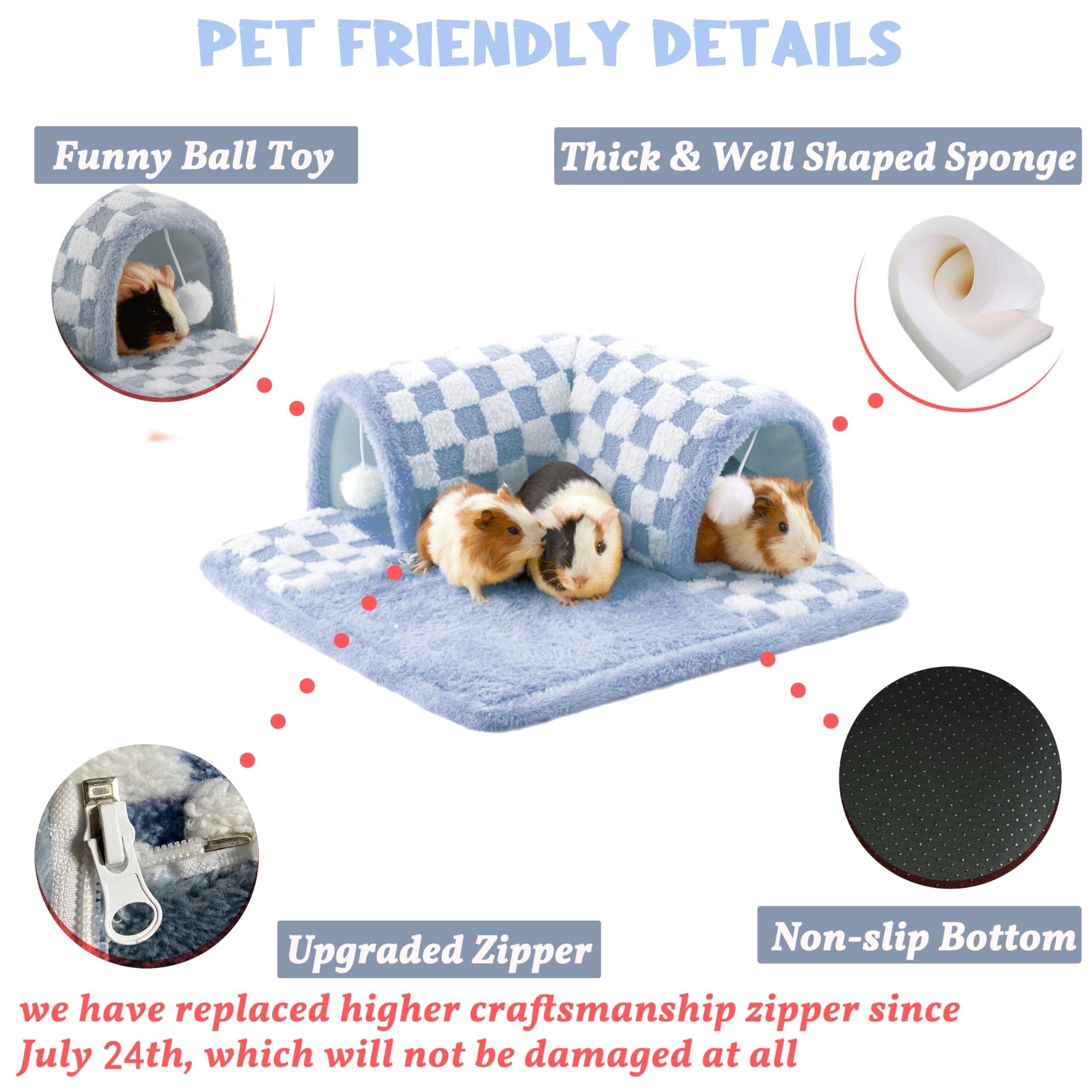 Jevnd plush bed detail highlights soft material and resting comfort