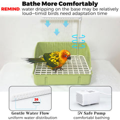 Jevnd quick-assembly instructions let you set up this bath in a minute.