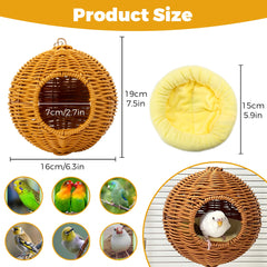 Jevnd year-round comfort nest with removable pad adapts to seasons.