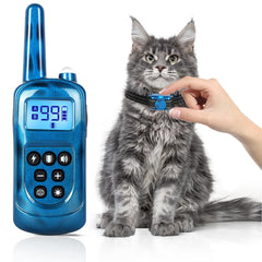 Jeyihka cat shock collar with remote, 2000ft range for effective training