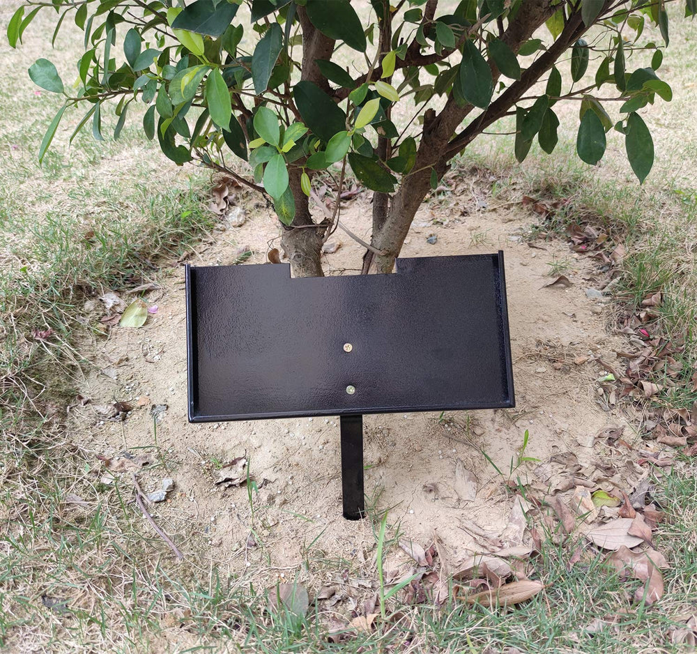 JFHEDY grave-marker-stand 12x6 front view shows sturdy frame for upright stones