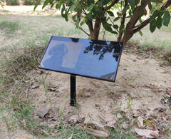 JFHEDY memorial-stones-display-varnish-finish closeup highlights rust-resistant varnish coating