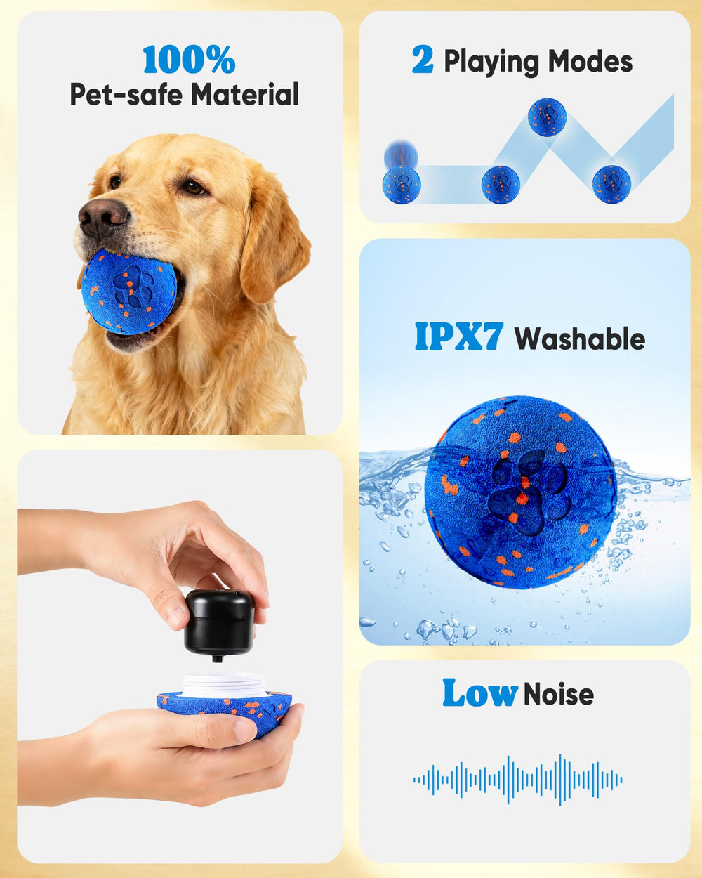 JGLXF gift-ready packaging with 365-day guarantee for pet owners
