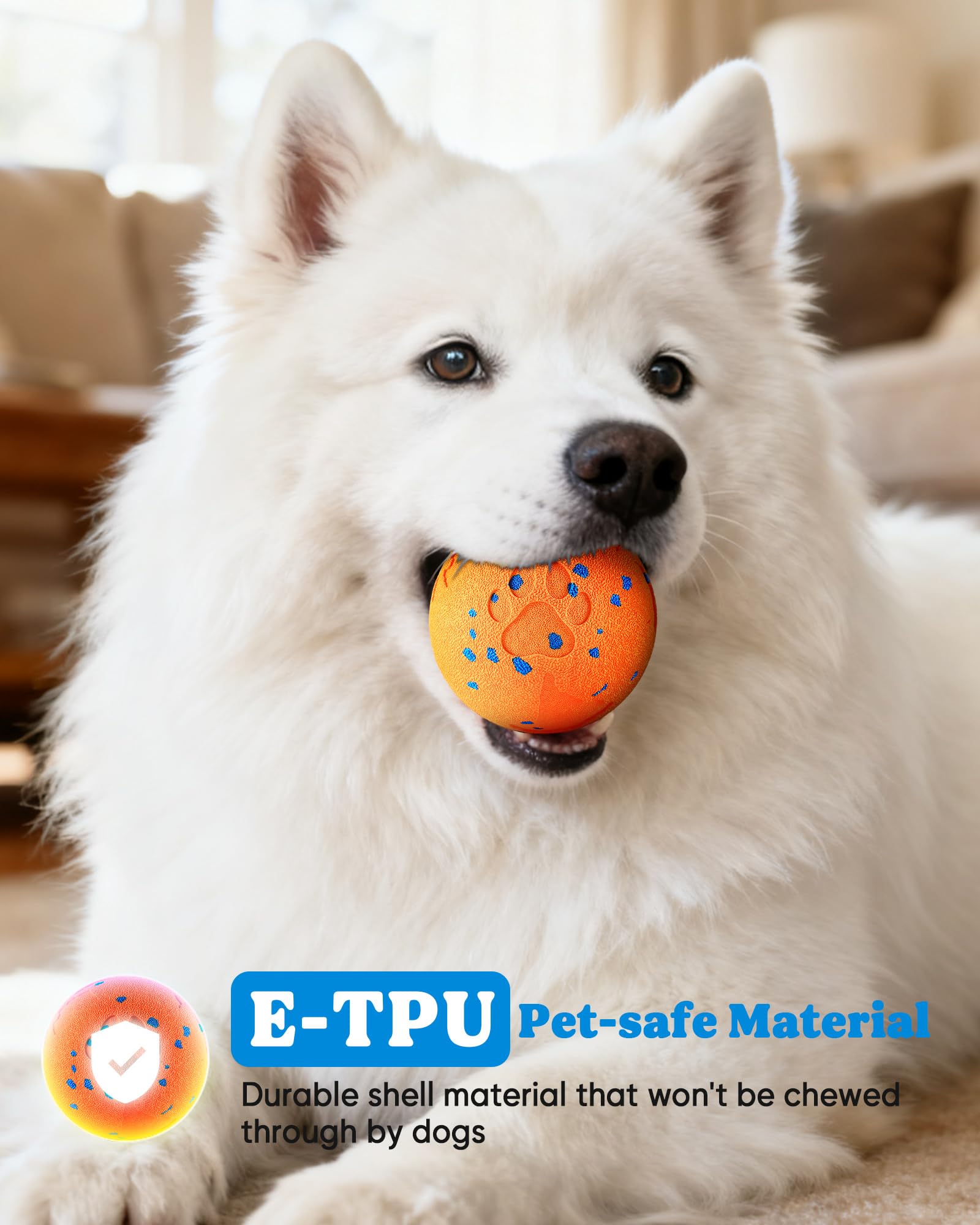 JGLXF Smart Interactive Dog Toy bouncing action showcases dynamic movement to spark chasing instincts