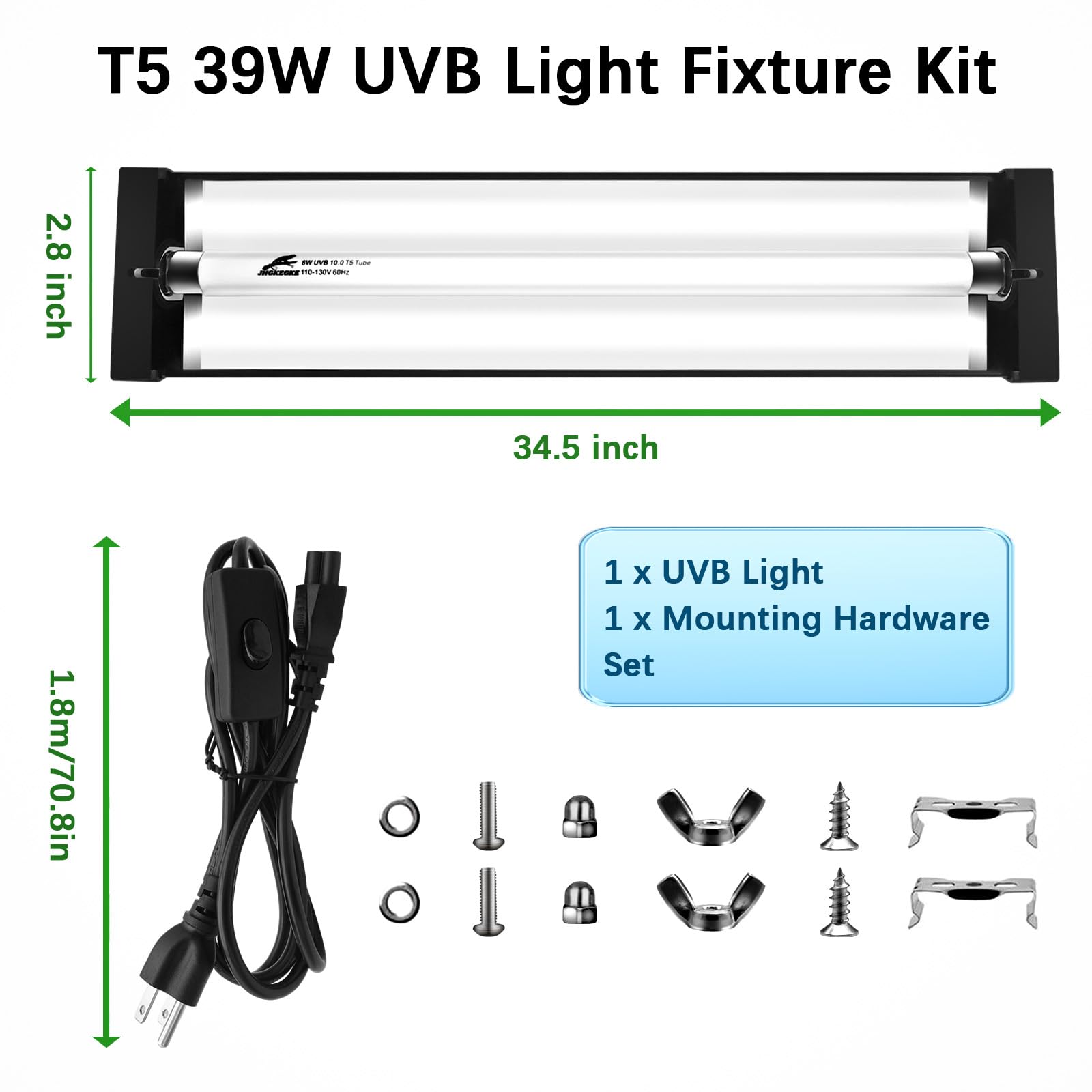 JHGKEGKE balanced UVA UVB spectrum promotes daytime activity and exploration