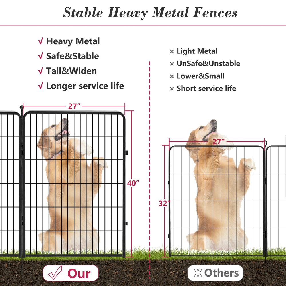 Jhsomdr dog playpen foldable-flat design makes storage easy.