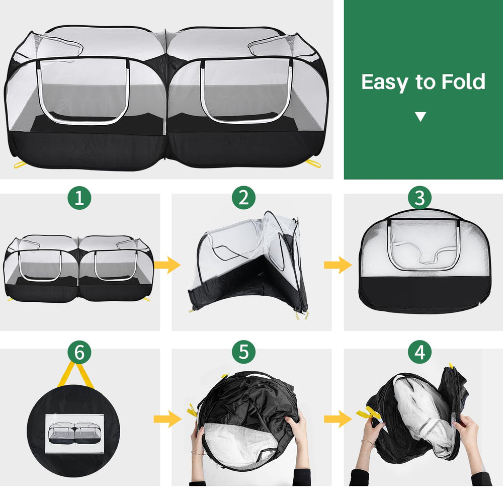 Jhua pop-up setup enables quick assembly for travel