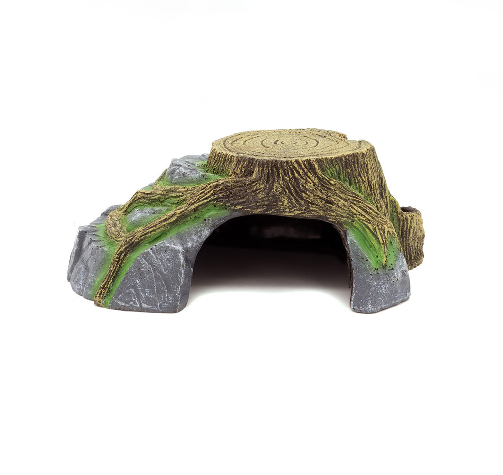JIHAQUA Bearded Dragon hide promotes privacy and reduced stress by creating a sheltered space.