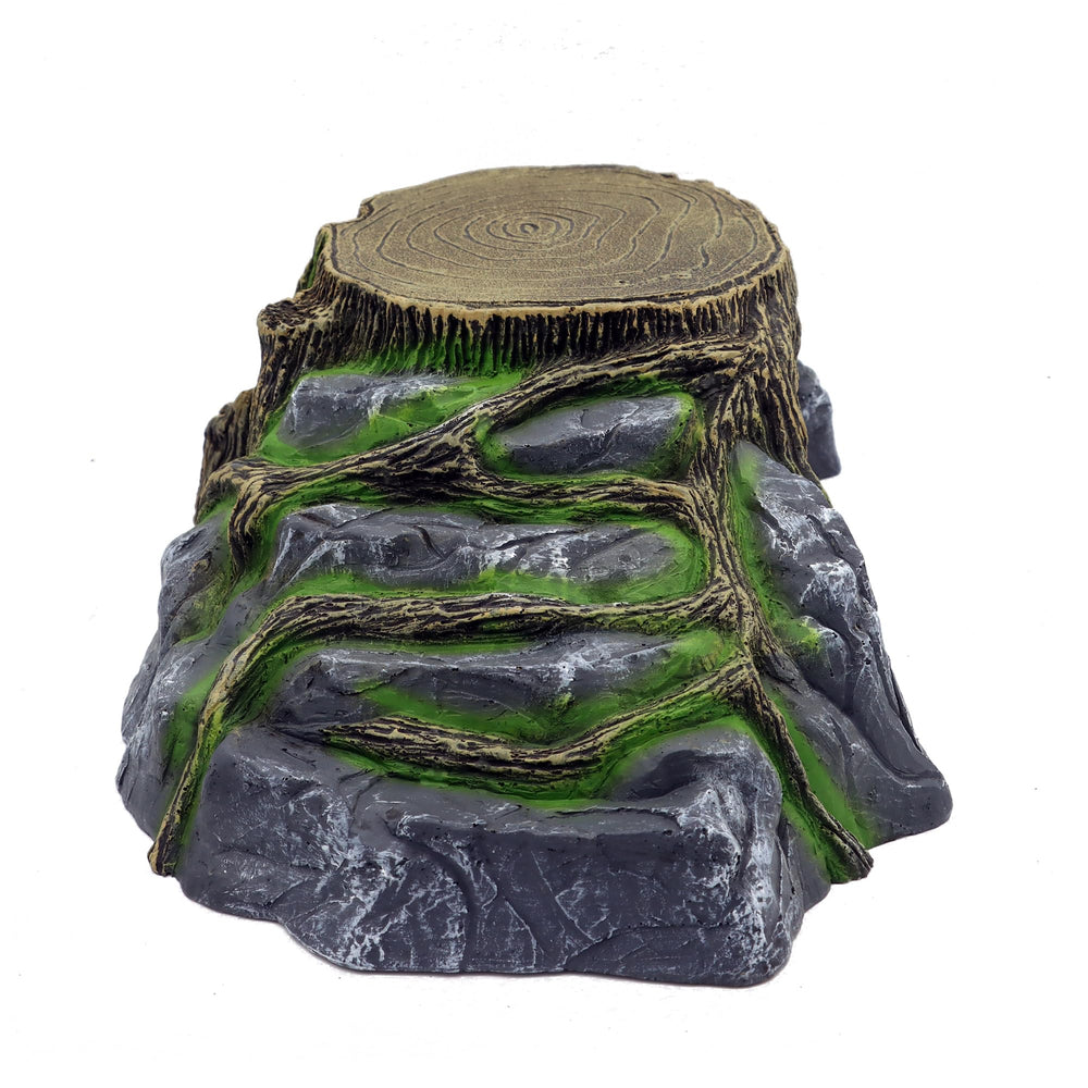 JIHAQUA resin rock texture closeup for realistic terrarium aesthetics