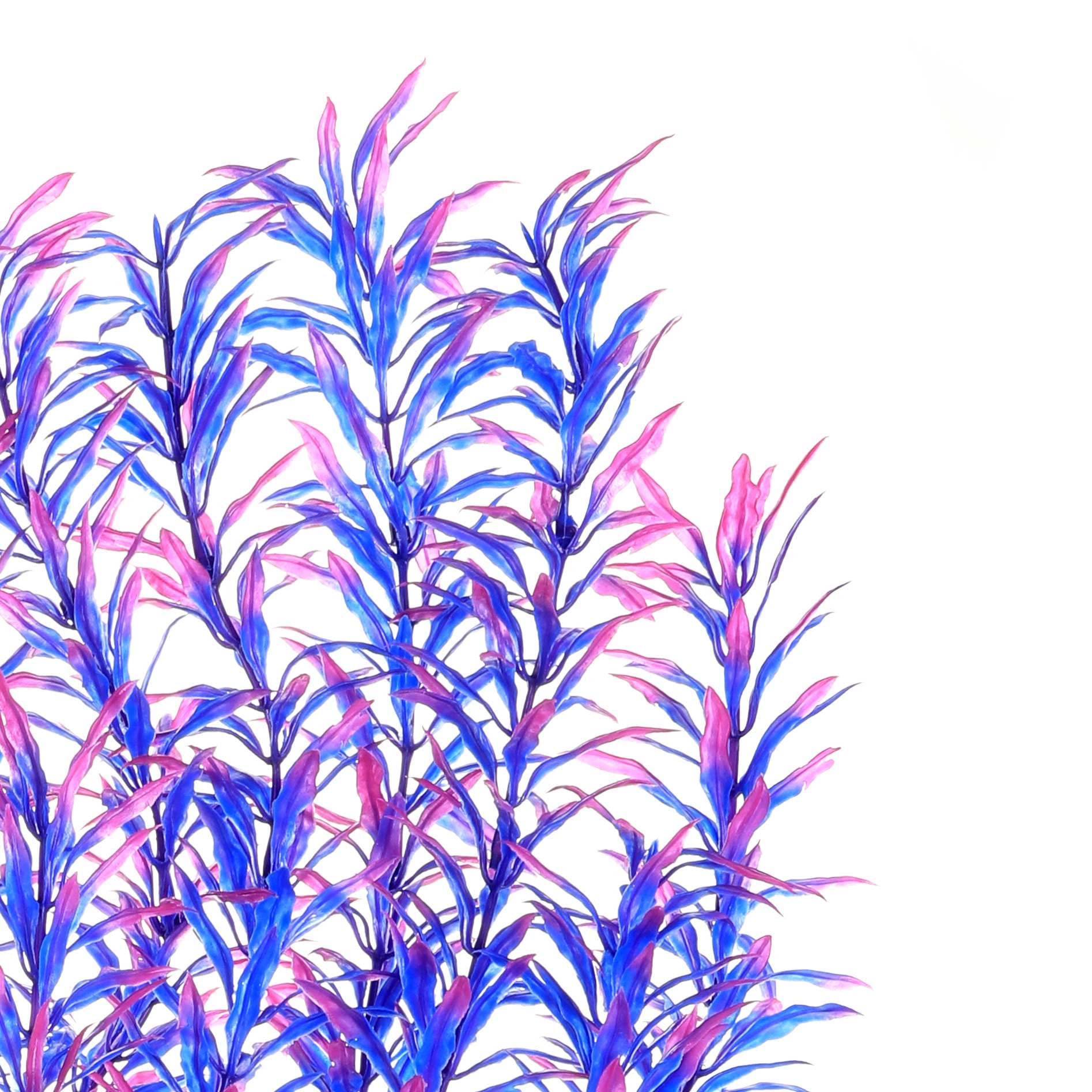 JIHAQUA two-piece purple plant set enhances tank depth and scenery