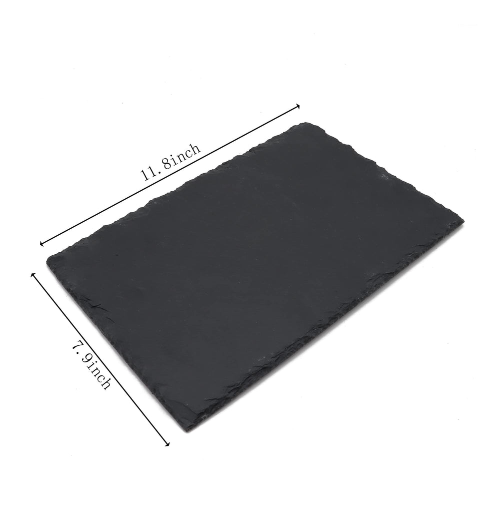 JIHAQUA slate tiles food dish keeps feeding area tidy and accessible.