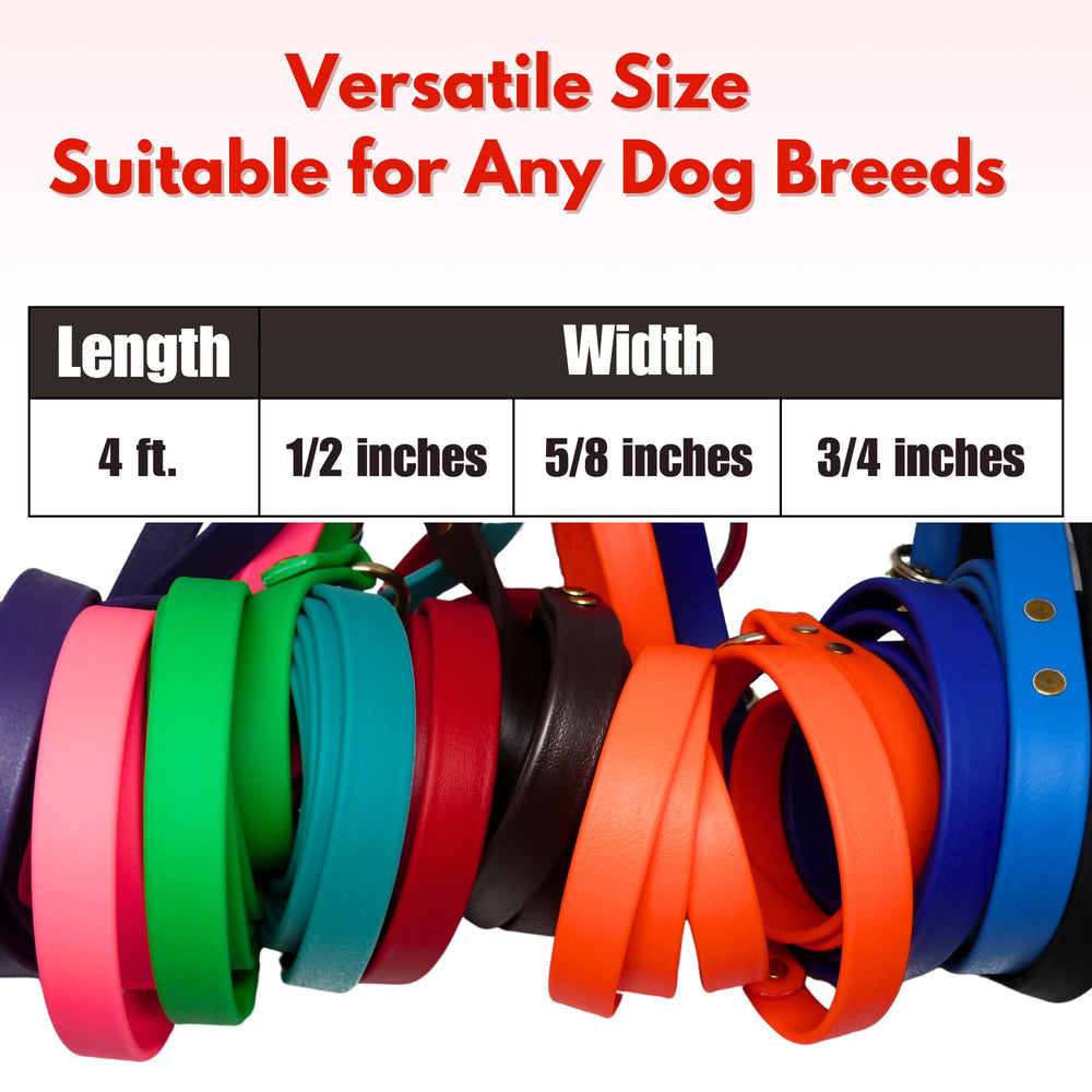 Jim Hodges Dog Training gummy leash Amish craftsmanship closeup demonstrates handcrafted durability.