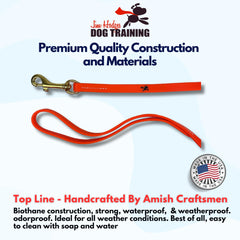 Jim Hodges Gummy K9 Biothane leash 20ft 5/8in durable for strong pullers.