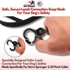 JIM HODGES Gummy Leash side view ideal for daily walks.