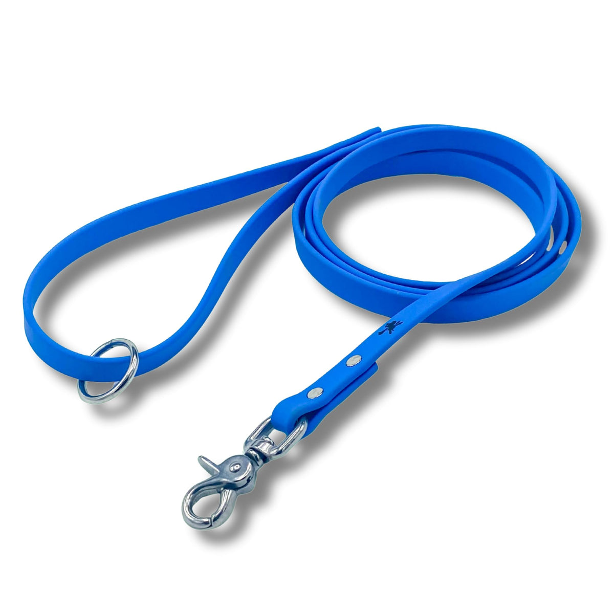 Jim Hodges Gummy Leash Biothane close-up shows durable grip for training.