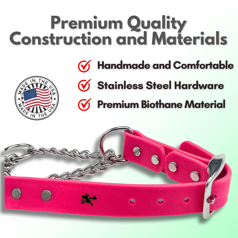 Jim Hodges Dog Training no-pull collar supports comfortable, controlled walks.