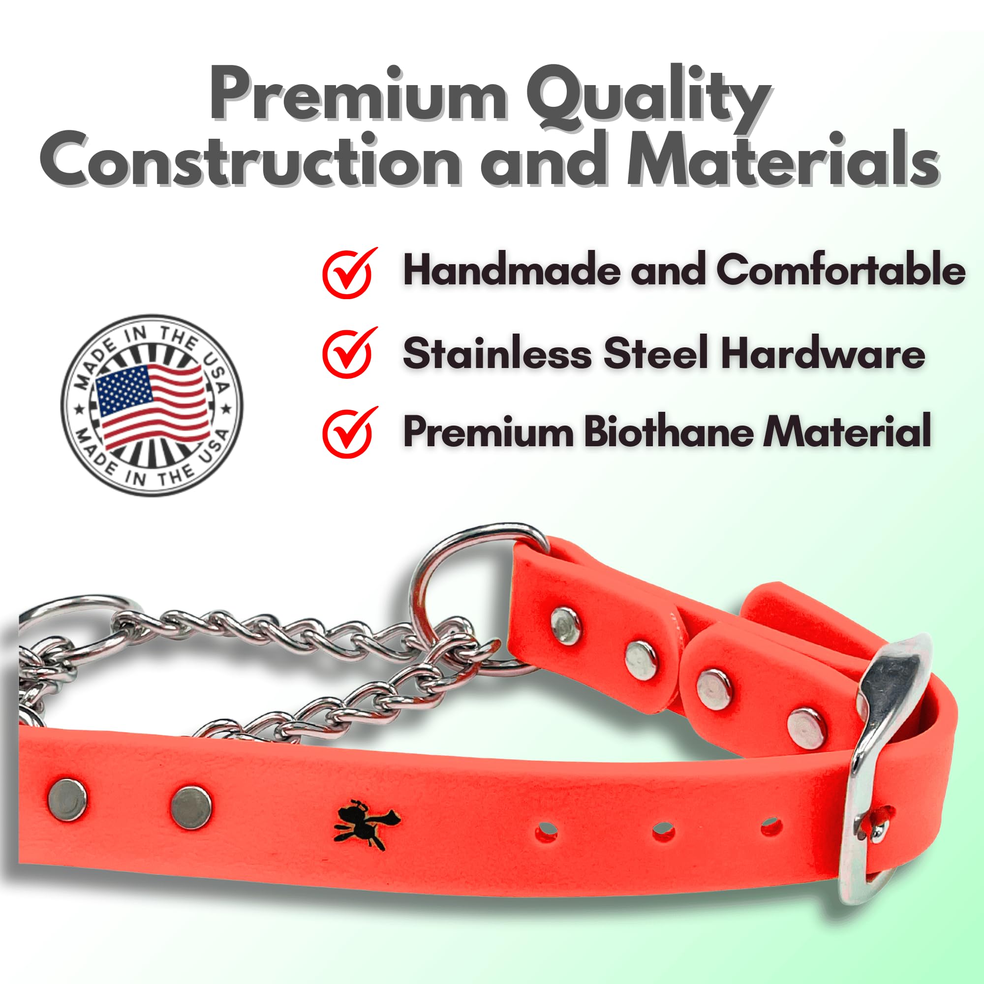 Stainless steel hardware on JIM HODGES collar resists rust for reliable training sessions