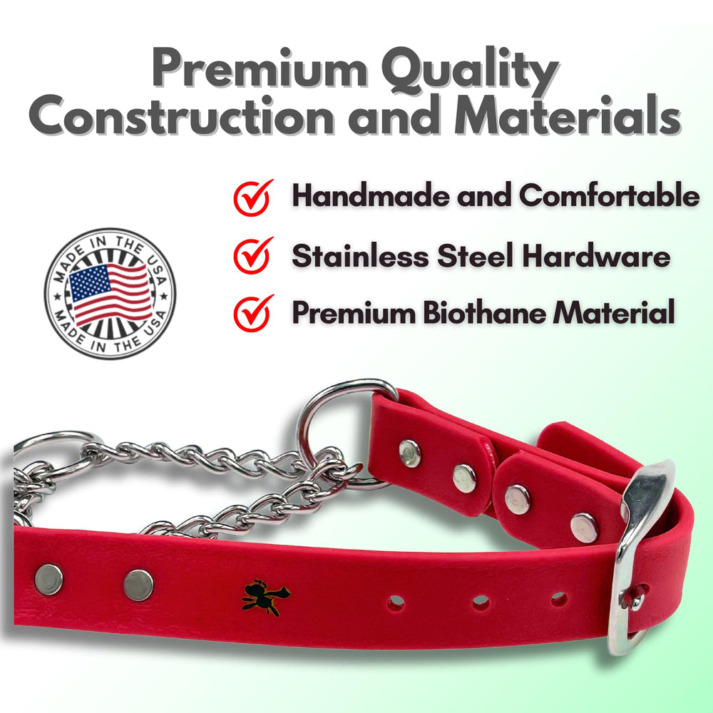 Jim Hodges Biothane collar weatherproof and odorproof for all-weather walks
