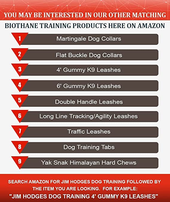 Jim Hodges waterproof 5ft leash ideal for hiking and wet conditions.