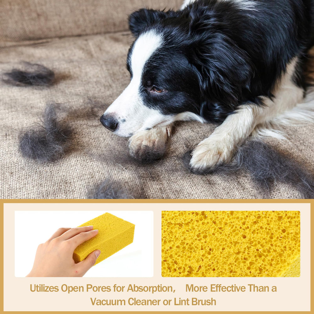 Jingmore car interior use image highlights easy removal of pet hair from upholstery.
