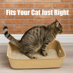 JINVOGREEN easy-cleanup litter tray with mess-free disposal