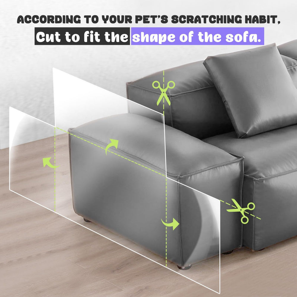 JINVOGREEN protector on fabric furniture highlights easy removal with no residue.