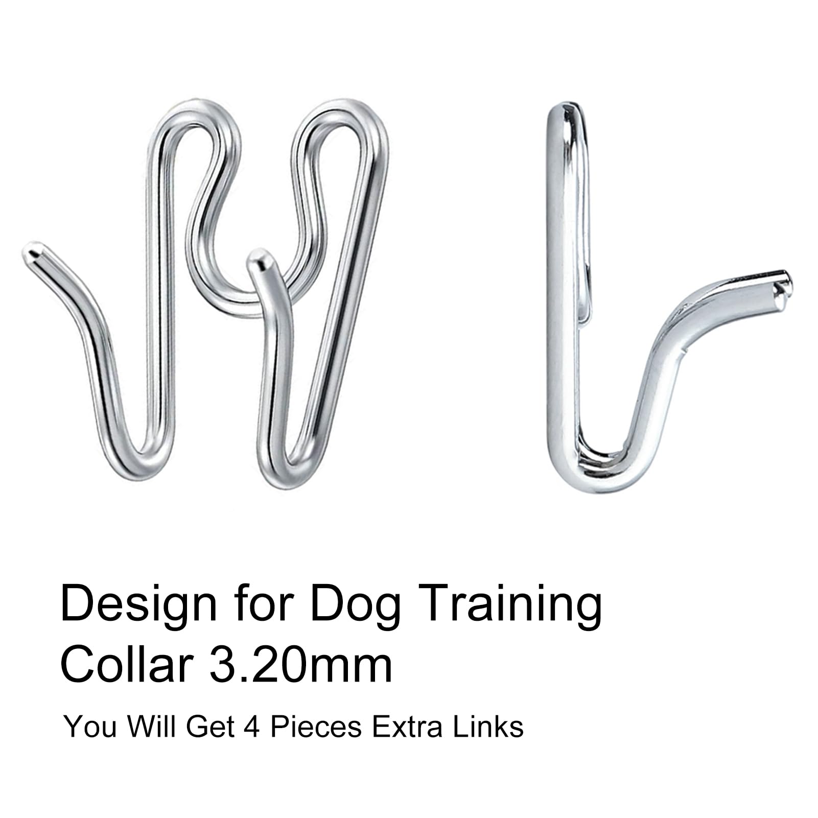 JIPIMON chrome-plated dog link detail emphasizes steel strength and rust resistance for frequent use.