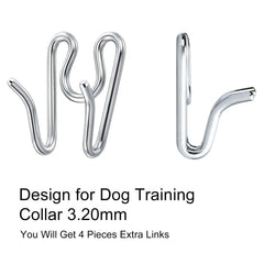 JIPIMON chrome-plated dog link detail emphasizes steel strength and rust resistance for frequent use.